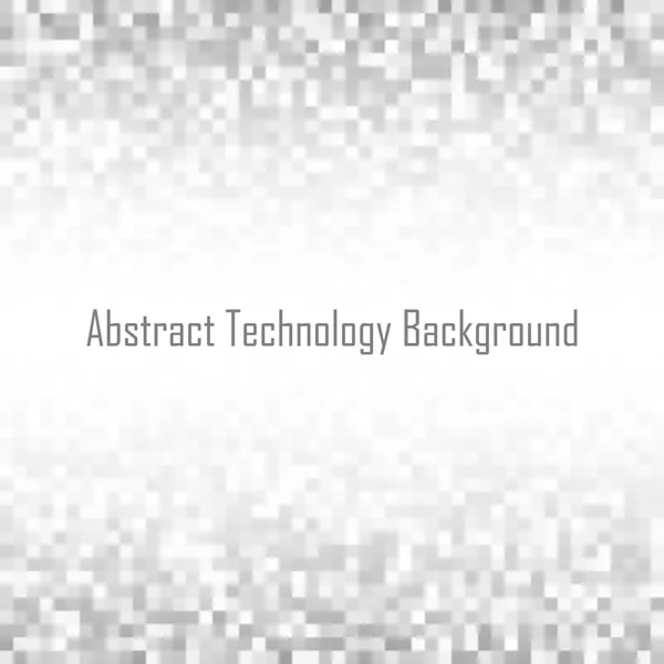 Abstract gray pixelated  technology backgroundt. Business light pixel pattern background, square paper size .  Vector pixel texture background illustration — Stock Vector