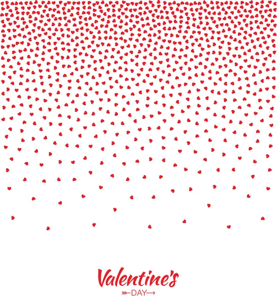 Abstrakte rote Herzen Gradienten Hintergrund für Valentinstag Design Vektor Illustration Karte. Hochzeitseinladungskarte Hintergrund. Gestaltungselement des Hintergrunds für Medizin, Gesundheit, Behandlung. — Stockvektor