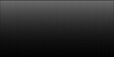 Beyaz dikey degrade yarı ton nokta arka plan, yarı ton nokta deseni kullanarak yatay şablonu. Vektör çizim