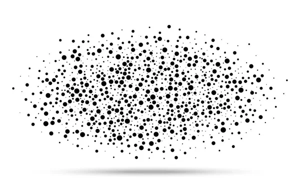 soyut oval leke nokta, vektör çizim