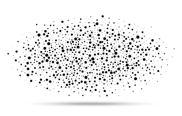 soyut oval leke nokta, vektör çizim