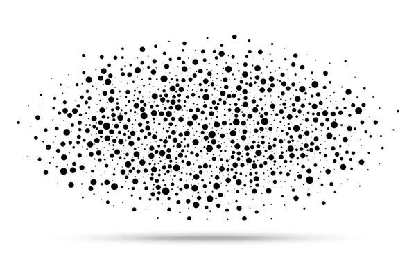 soyut oval leke nokta, vektör çizim