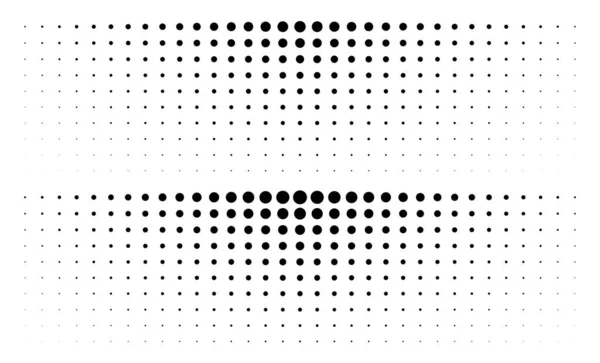 Set of gradient halftone dots backgrounds. Horizontal templates using halftone dots pattern. Vector illustration — Stock Vector