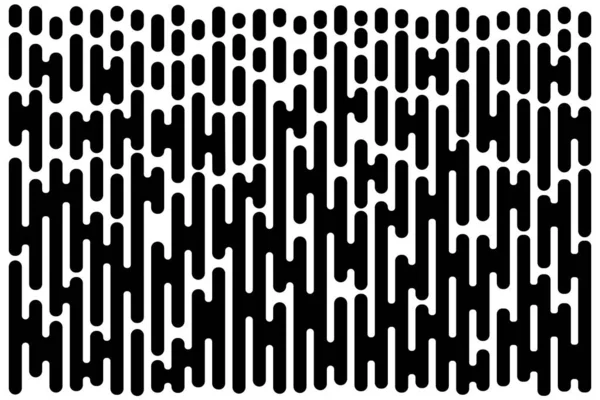Linjer Gradient mönster. Vertikal halvkonsistens. Abstrakt mall med halv ton bakgrund. Vektor bw illustration. — Stock vektor