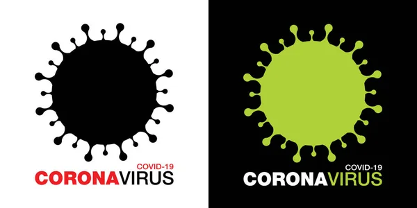 Coronavirus Covid-19 Ikon beállítva. Novel Coronavirus 2019-nCoV szimbólum. Állítsa meg a koronavírus fertőzést. Gyógyszercímke vagy matrica, vakcina, alkogel. Vektorikon. — Stock Vector