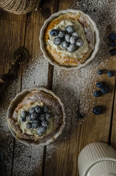 Torta di formaggio in stile rustico — Foto Stock