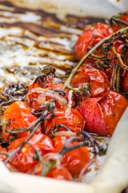 Crostini kavrulmuş domates ile 