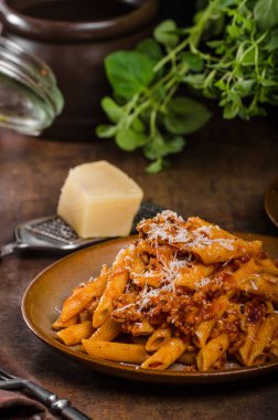Pasta arrabiata delicious