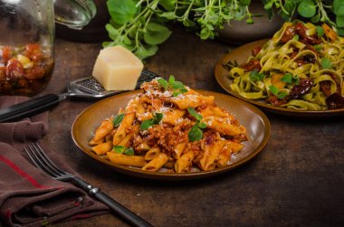 Pasta arrabiata delicious