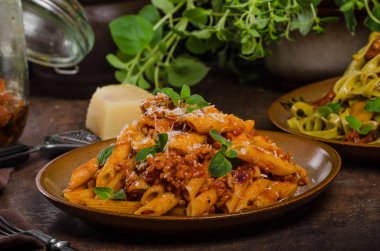 Pasta arrabiata delicious