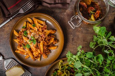 Pasta arrabiata delicious