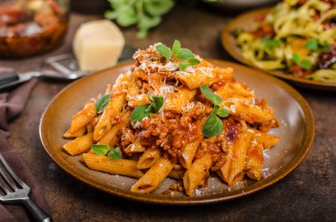 Pasta arrabiata delicious