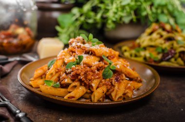 Pasta arrabiata delicious