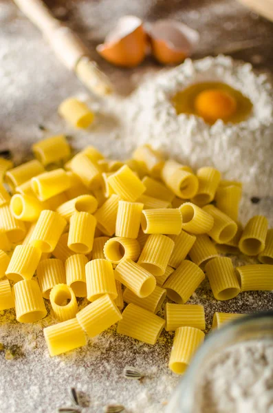 Hausgemachte Pasta bio — Stockfoto