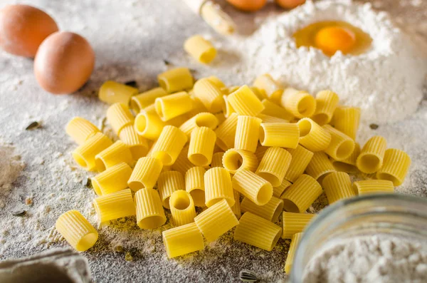 Hausgemachte Pasta bio — Stockfoto