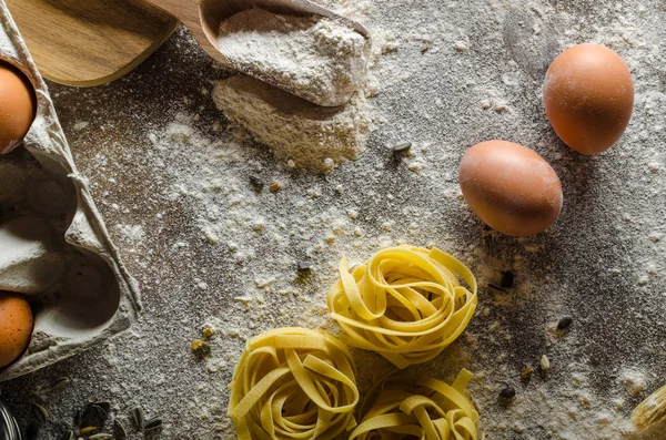 Bio pasta casera —  Fotos de Stock