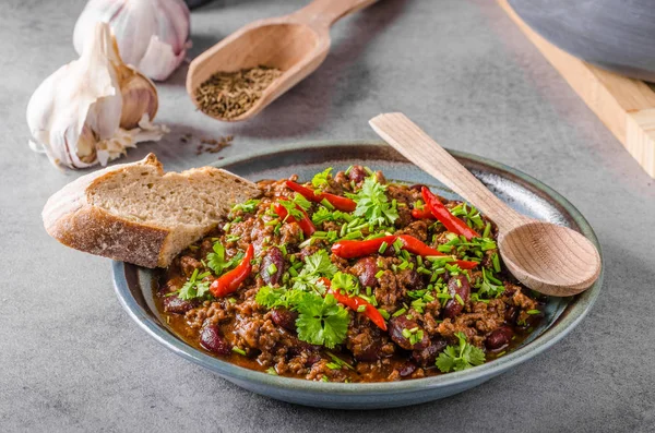 Delicious chilli con carne — Zdjęcie stockowe