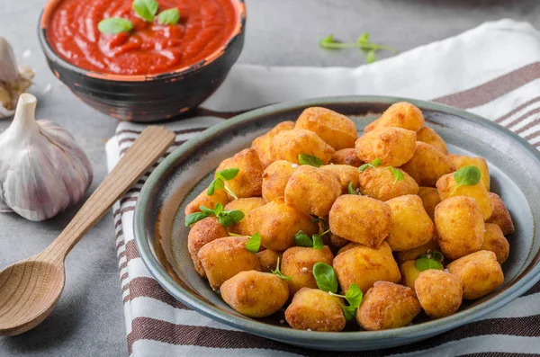 Mini croquetas fritas caseras — Foto de Stock