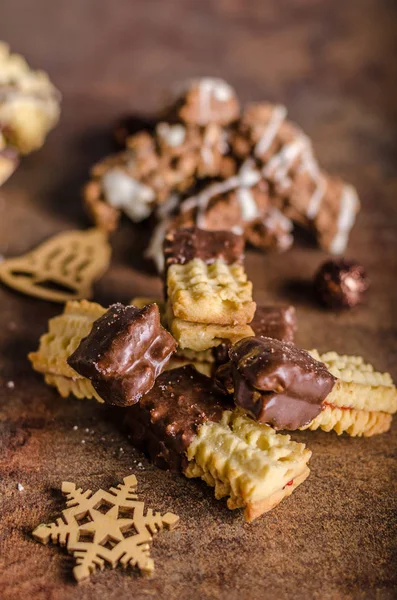 Caramelle di Natale, biscotti — Foto Stock