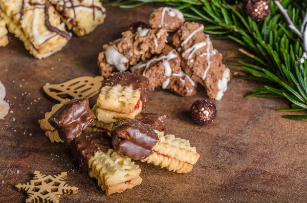 Weihnachtsplätzchen, Bonbons — Stockfoto