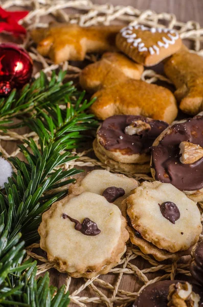 Galletas de Navidad, dulces —  Fotos de Stock