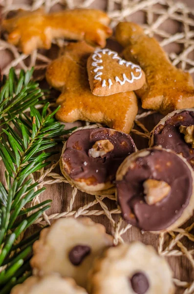 Christmass cookies, candy — Stock Photo, Image