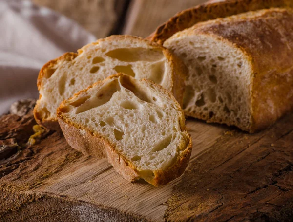 Foto do produto de pão Ciabatta — Fotografia de Stock