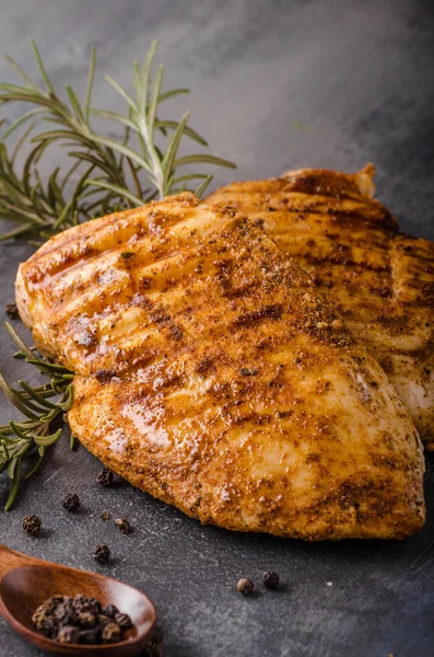 Chicken steak grilled — Stock Photo, Image