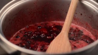 Rustik eski tarz kek çilek ile görüntüleri lezzetli stok