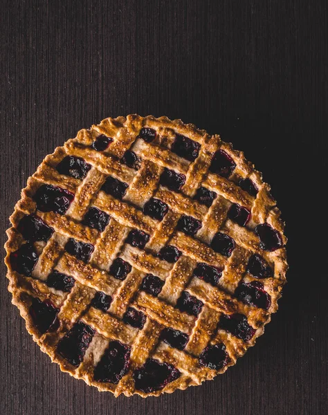 Berries rustic tart — Stock Photo, Image