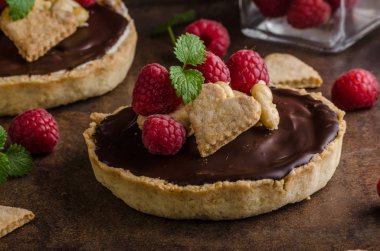 Fındıklı çikolata tartalets