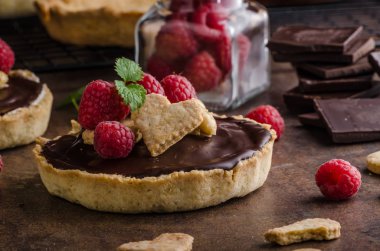 Fındıklı çikolata tartalets