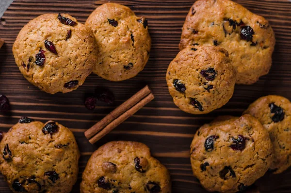 Biscoitos de cenoura com cranberries — Fotografia de Stock