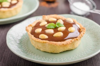 Fındıklı çikolata tartalets