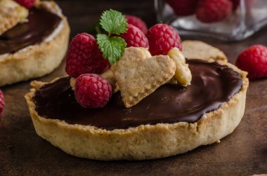 Fındıklı çikolata tartalets