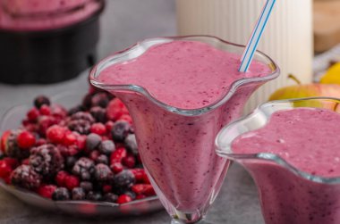 Çilek güler yüzlü milkshake