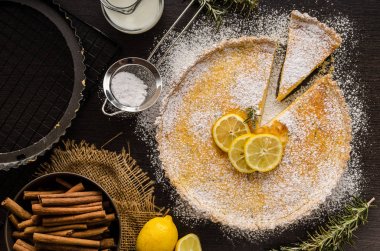 Lezzetli leamon tart