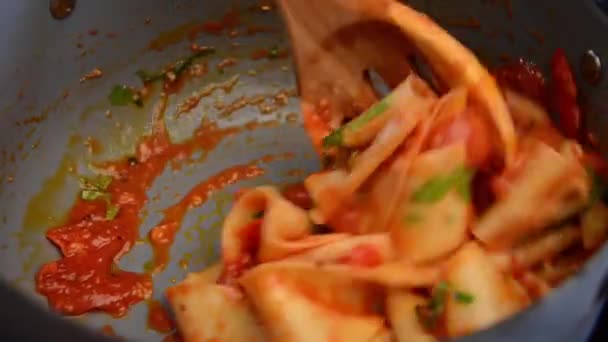 Kochen Pasta Stock Footage delish Video — Stockvideo