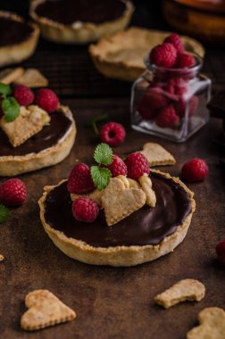 Fındıklı çikolata tartalets