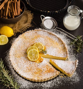 Lezzetli leamon tart