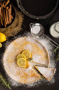 Lezzetli leamon tart