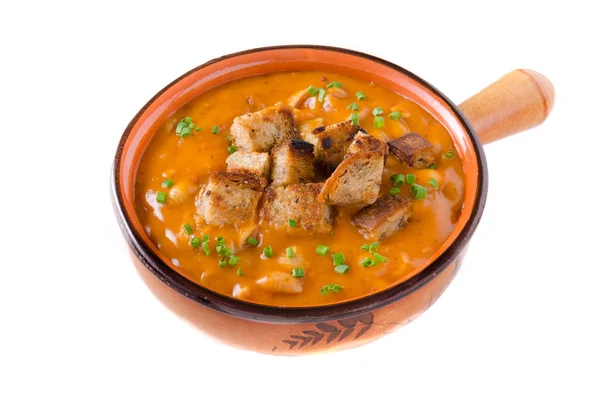 Sopa de gulash con croutons —  Fotos de Stock