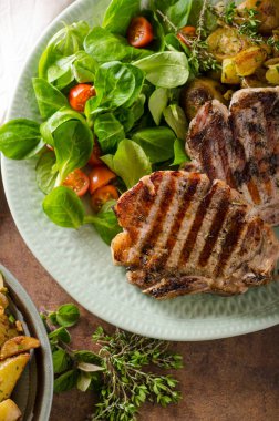 ızgara domuz pirzola