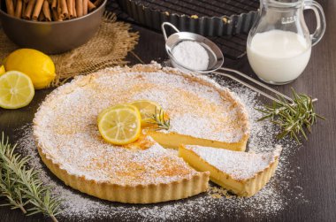 Lezzetli leamon tart