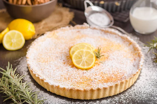 Torta de leamon deliciosa — Fotografia de Stock