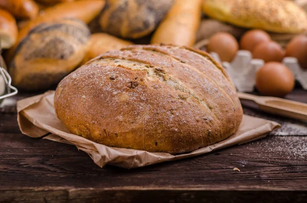 Pan casero, foto del producto — Foto de Stock