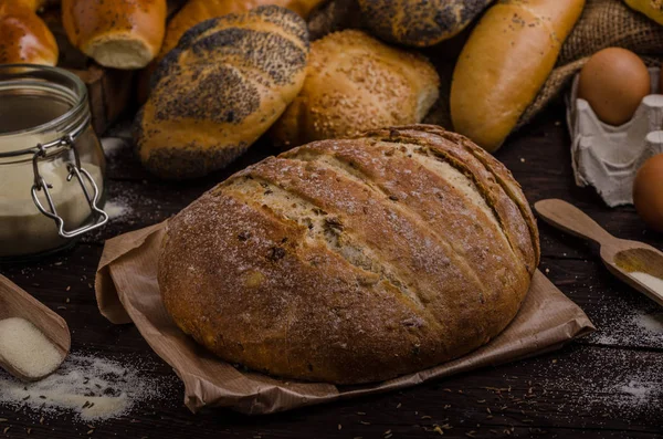 Pan casero, foto del producto — Foto de Stock