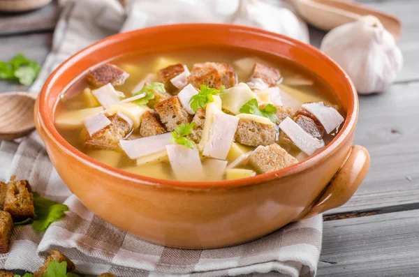 Zuppa di aglio — Foto Stock