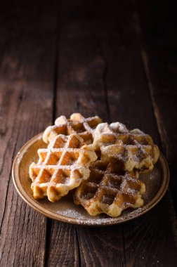 Şeker waffle ürün fotoğraf