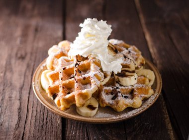 Şeker waffle ürün fotoğraf